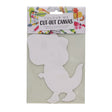 World of Colour Cut Out Canvas - Dinosaur