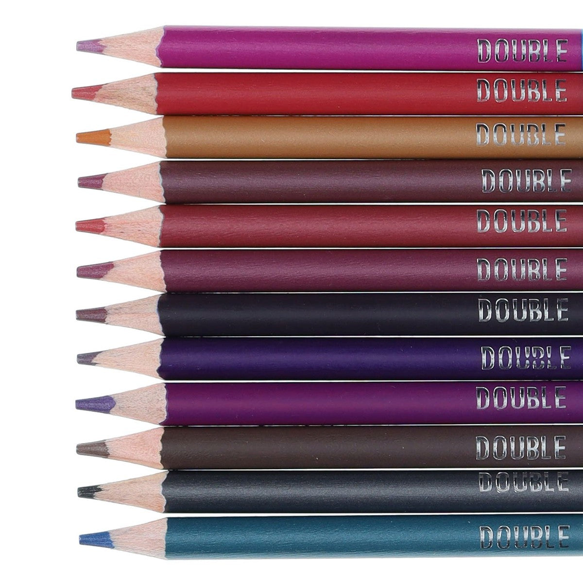 World of Colour Double-Headed Colour Pencils - Pack of 12