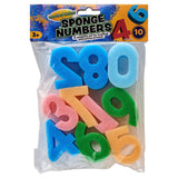 World of Colour Sponge Numbers - Pack of 10 | Stationery Shop UK