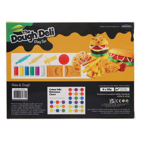 World of Colour The Dough Deli Play Set - 6 x 20g