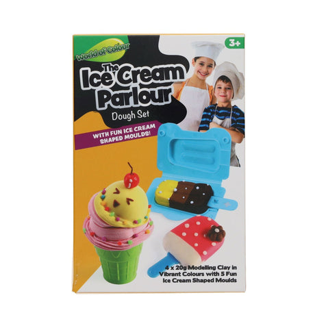 World of Colour The Ice Cream Parlour Dough Set - 4 x 20g