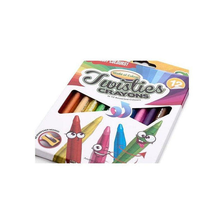 World of Colour Twisties Crayons - Pack of 12