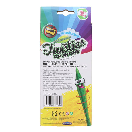 World of Colour Twisties Crayons - Pack of 8