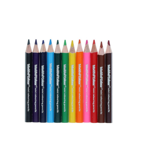 World of Colour Wallet of 12 Half-Size Colouring Pencils