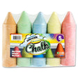 World of Colour Washable Jumbo Sidewalk Chalk - Coloured - Pack of 5