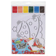 World of Colour Water Art - Paint with Water - Palette on Page - 2 Sheets - Festive