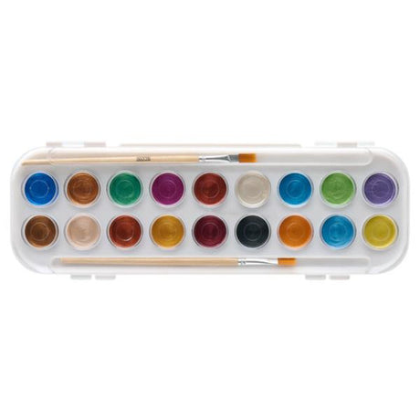 World of Colour Watercolour Art Set Pearlescent - 18 pieces | Stationery Shop UK